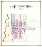 Carson Street Map, Pottawattamie County 1885